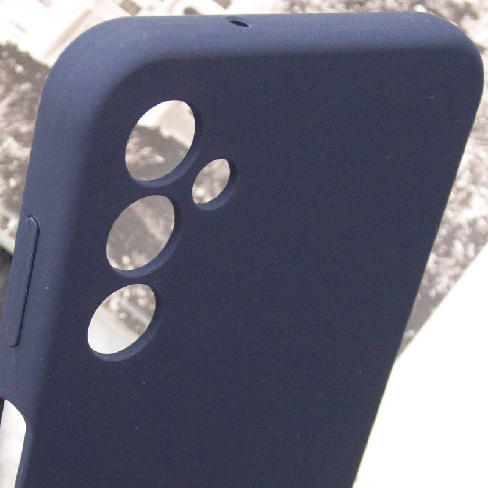 Case TPU GETMAN Liquid Silk Full Camera for Samsung Galaxy A54 5G, Blue / Midnight Blue 5, TPU