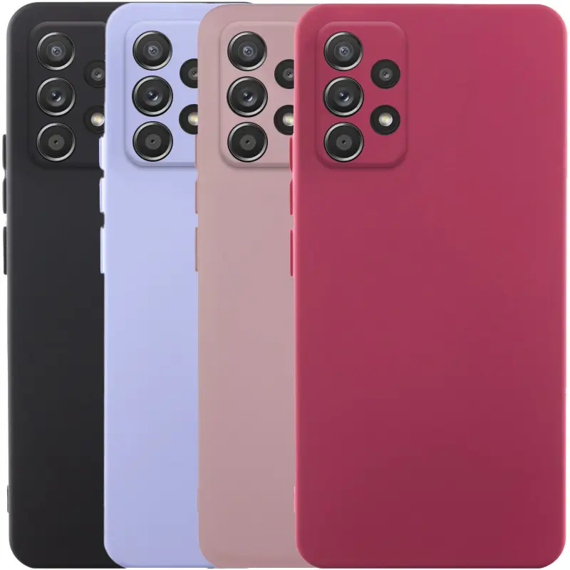 Case TPU GETMAN Liquid Silk Full Camera for Samsung Galaxy A52 4G / A52 5G / A52s, TPU