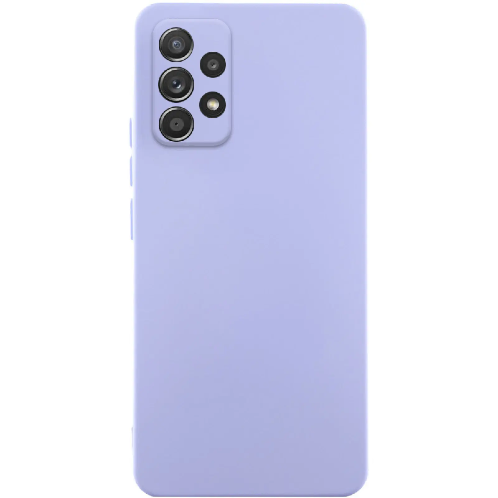 Case TPU GETMAN Liquid Silk Full Camera for Samsung Galaxy A52 4G / A52 5G / A52s, Lilac / Dasheen, TPU