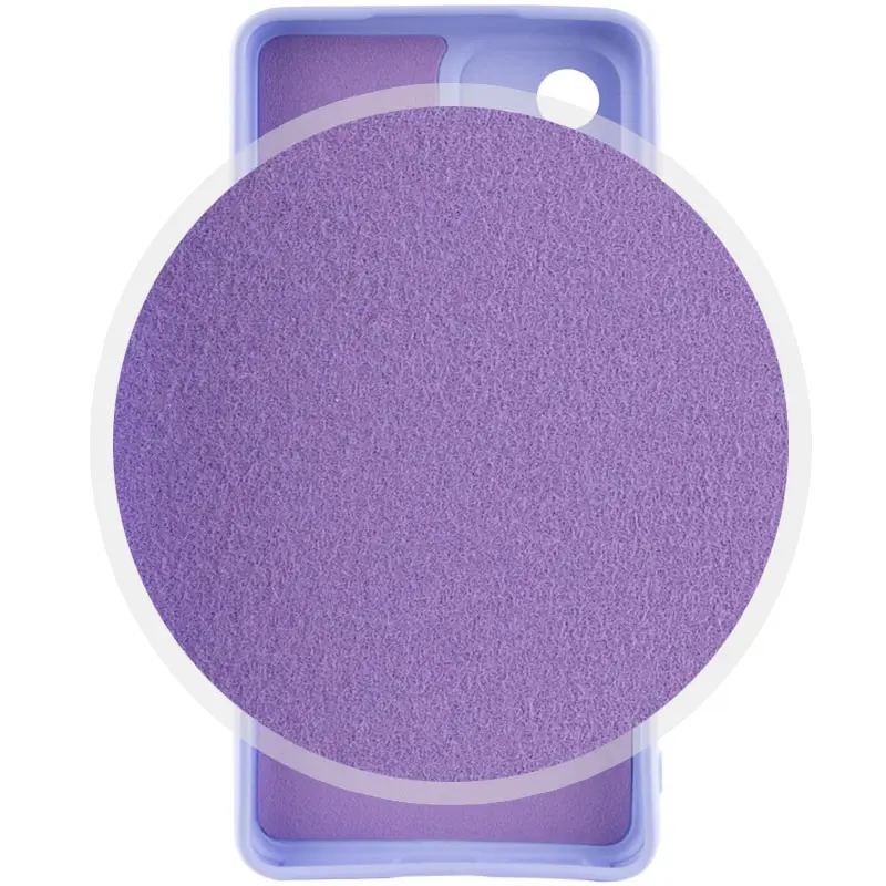 Case TPU GETMAN Liquid Silk Full Camera for Samsung Galaxy A52 4G / A52 5G / A52s, Lilac / Dasheen 2, TPU