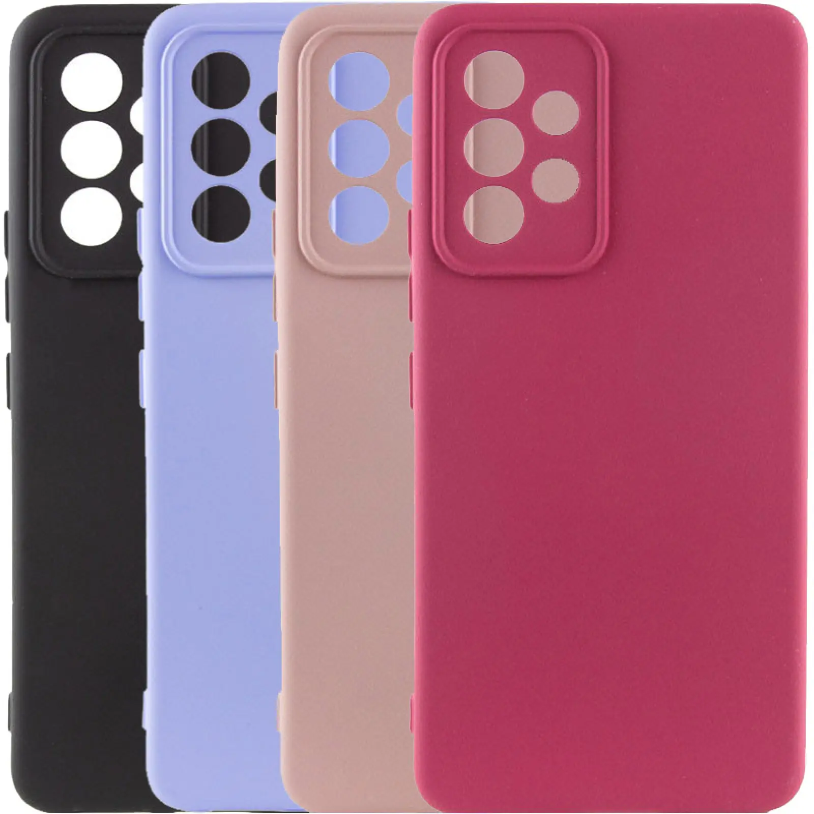 Чехол TPU GETMAN Liquid Silk Full Camera для Samsung Galaxy A53 5G, TPU