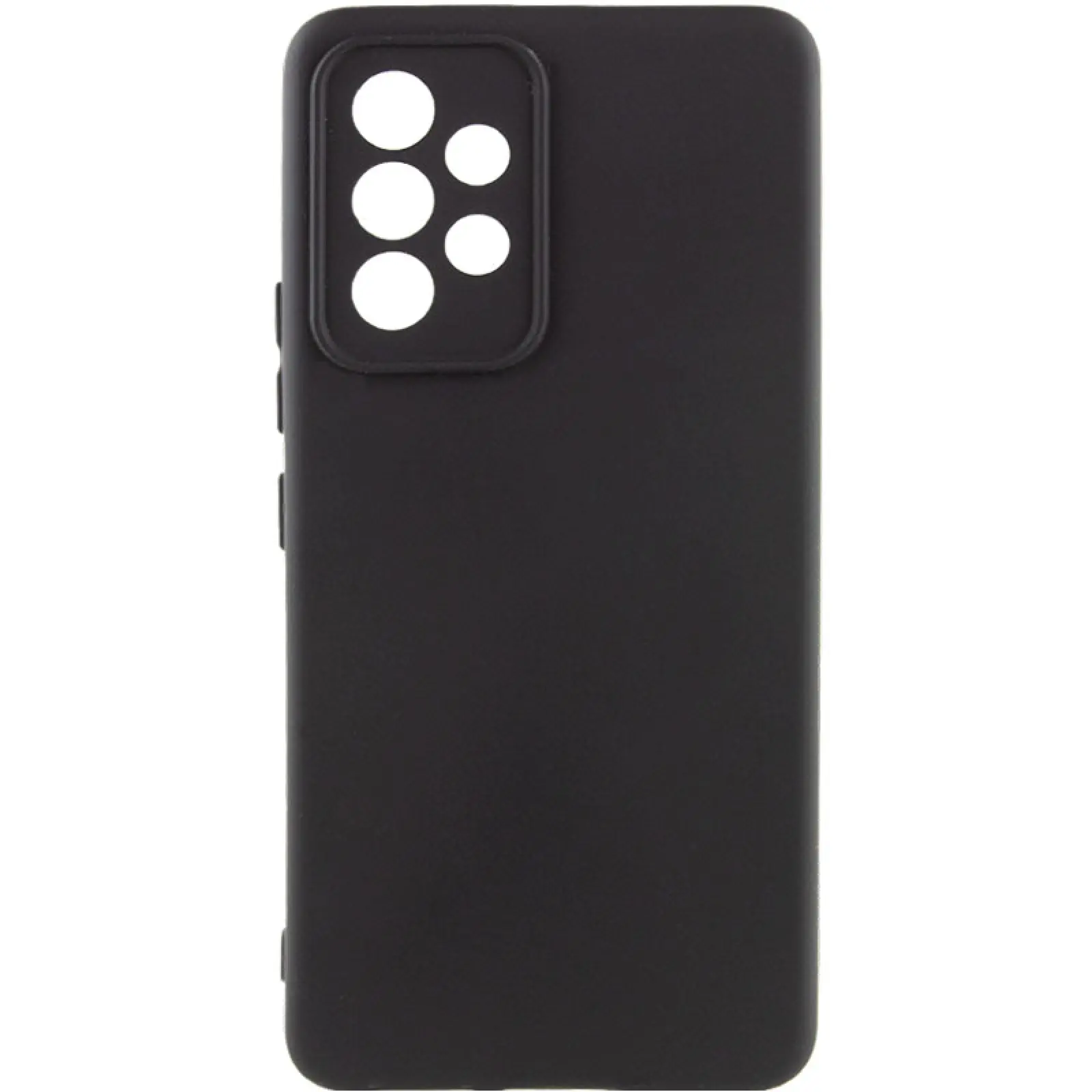 Чехол TPU GETMAN Liquid Silk Full Camera для Samsung Galaxy A53 5G, Черный / Black, TPU
