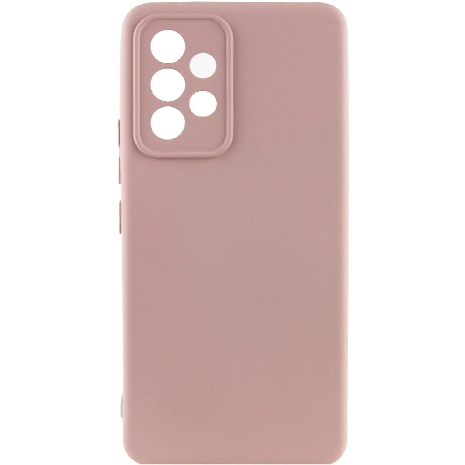 Чехол TPU GETMAN Liquid Silk Full Camera для Samsung Galaxy A53 5G, Розовый / Pink Sand, TPU