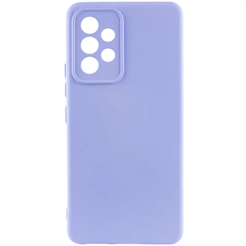 Чехол TPU GETMAN Liquid Silk Full Camera для Samsung Galaxy A53 5G, Сиреневый / Dasheen, TPU