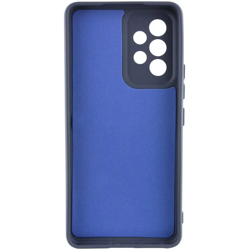 Чехол TPU GETMAN Liquid Silk Full Camera для Samsung Galaxy A53 5G, Синий / Midnight Blue 1, TPU