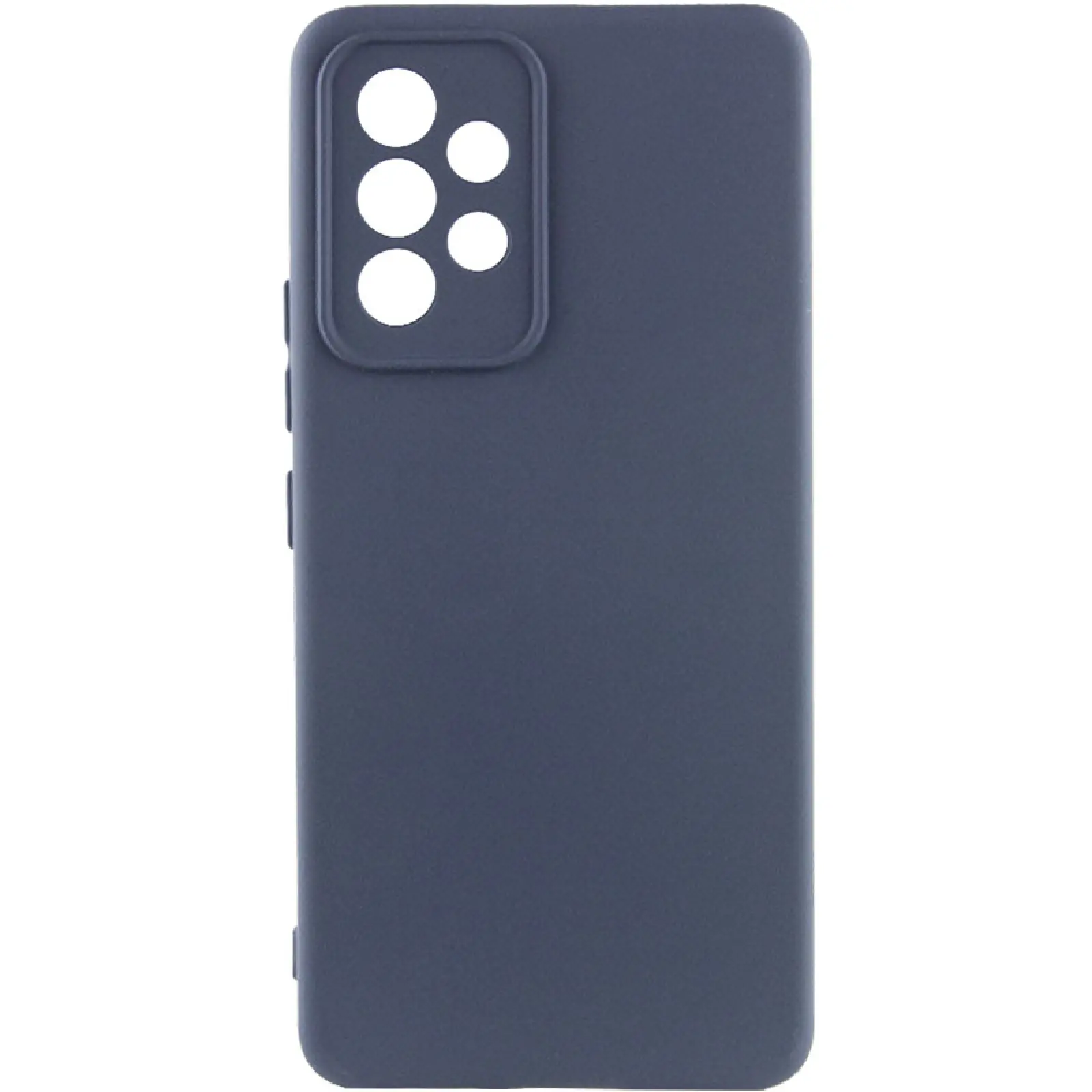 Чехол TPU GETMAN Liquid Silk Full Camera для Samsung Galaxy A53 5G, Синий / Midnight Blue, TPU