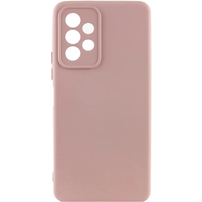 Etui TPU GETMAN Liquid Silk Full Camera do Samsung Galaxy A33 5G, Różowy / Pink Sand, TPU