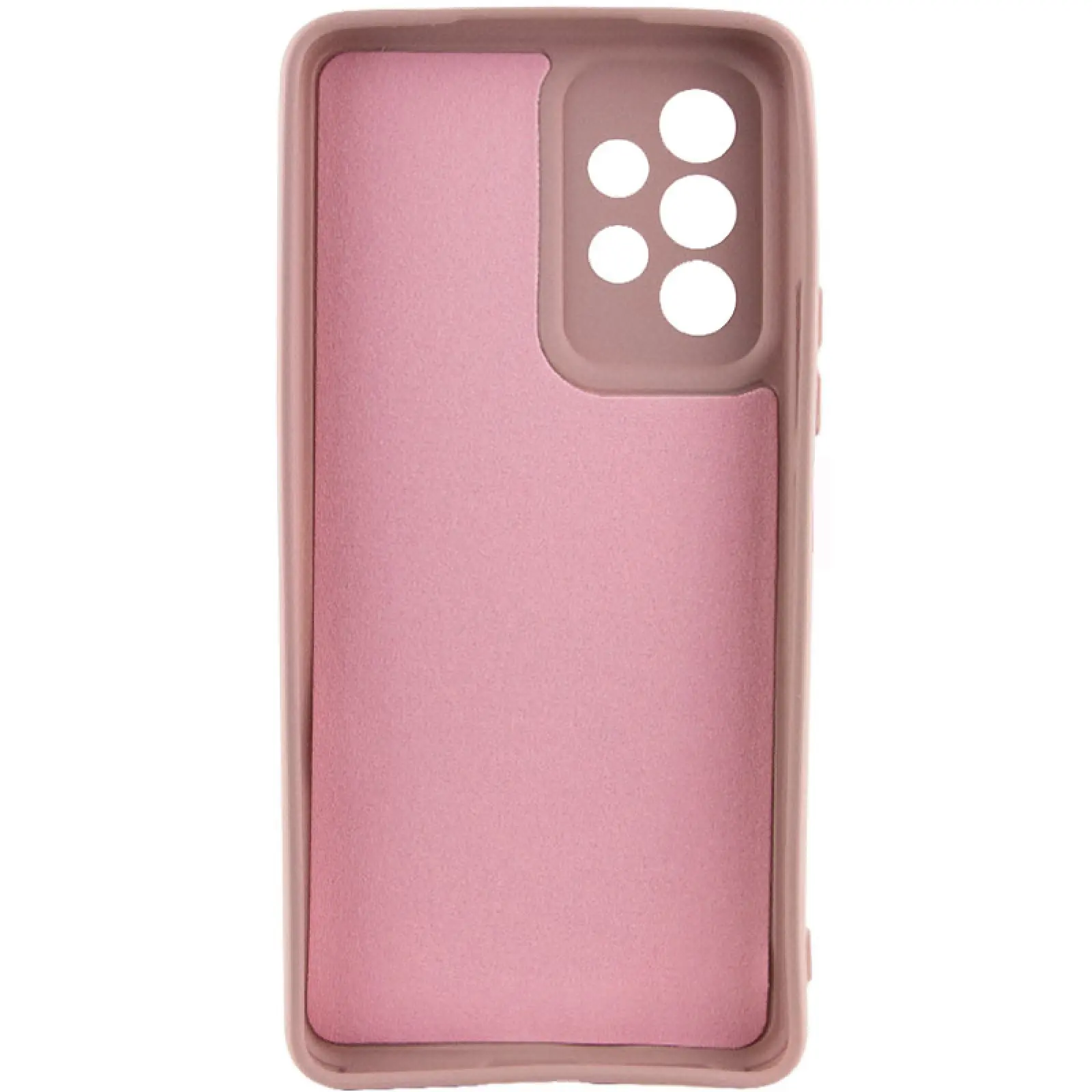 Etui TPU GETMAN Liquid Silk Full Camera do Samsung Galaxy A33 5G, Różowy / Pink Sand 1, TPU