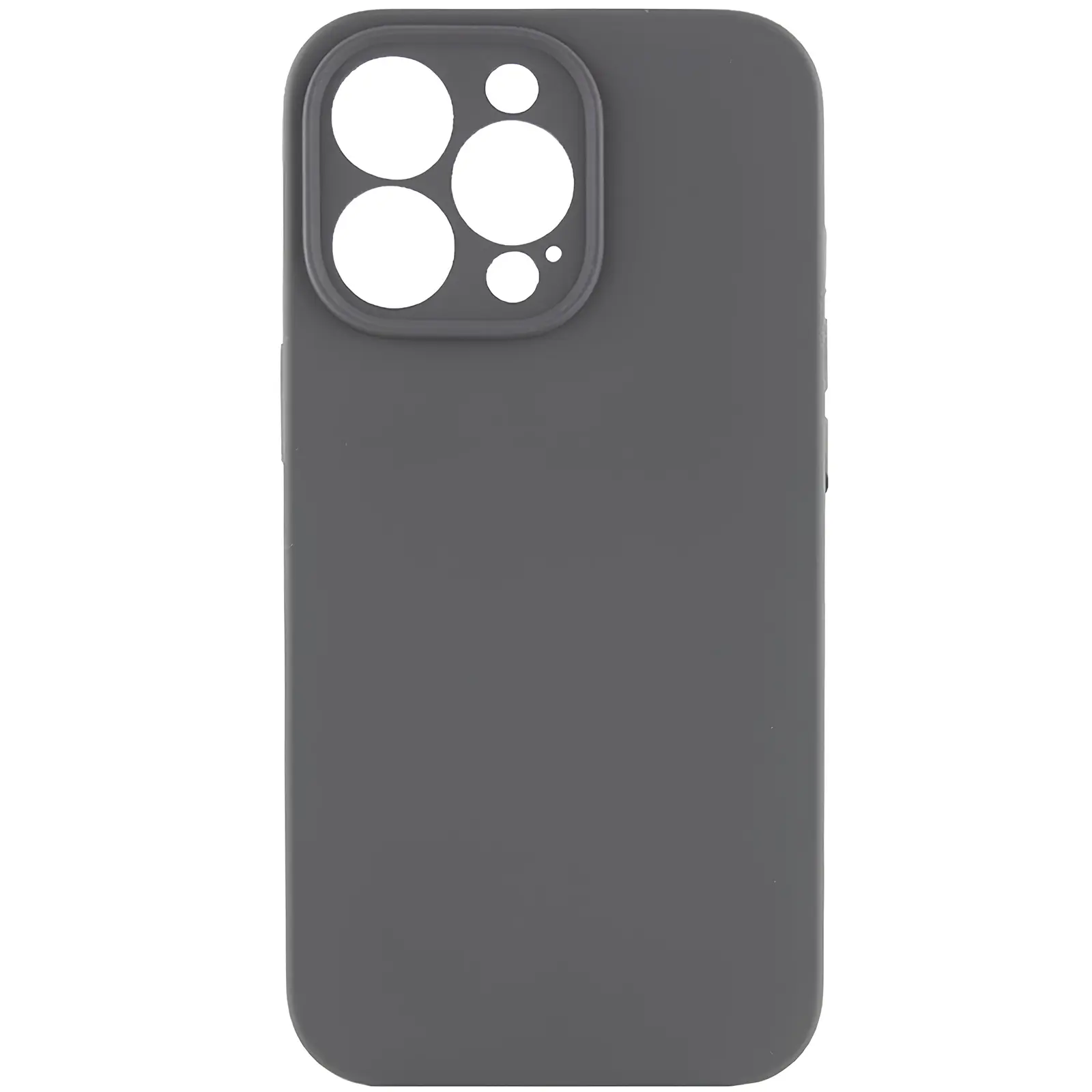 Etui TPU GETMAN Liquid Silk Full Camera do Apple iPhone 14 Pro Max (6.7"), Szary / Grey, TPU