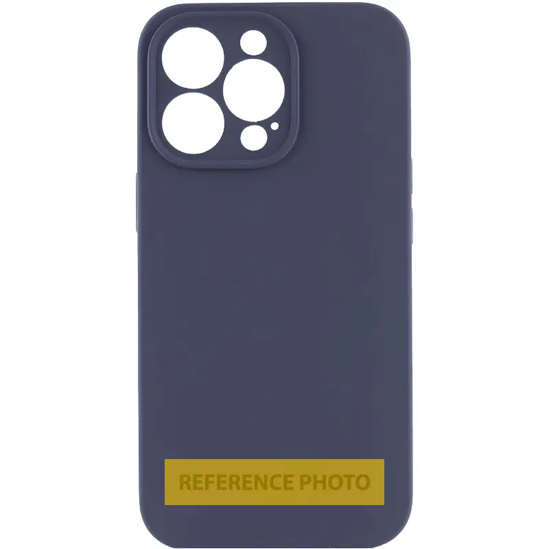 Etui TPU GETMAN Liquid Silk Full Camera do Apple iPhone 14 (6.1"), Niebieski / Midnight Blue, TPU