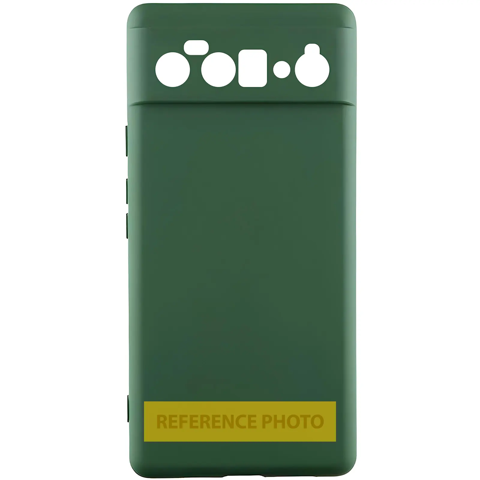 Case TPU GETMAN Liquid Silk Full Camera for Samsung Galaxy A05s, Green / Dark green, TPU