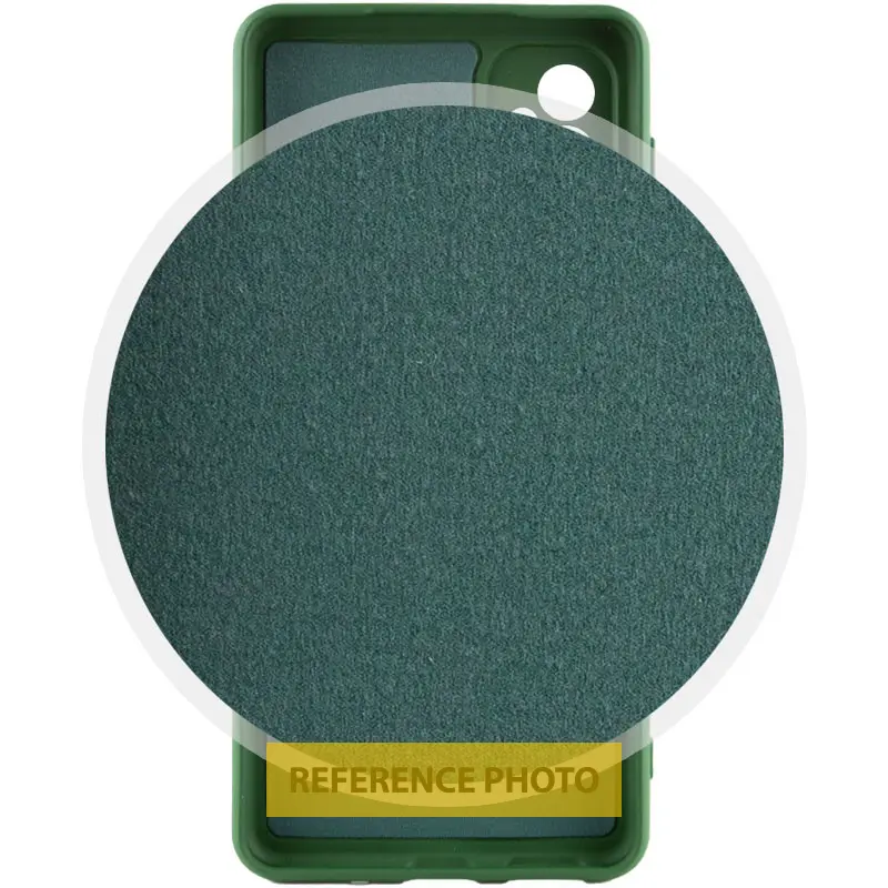 Case TPU GETMAN Liquid Silk Full Camera for Samsung Galaxy A05s, Green / Dark green 2, TPU