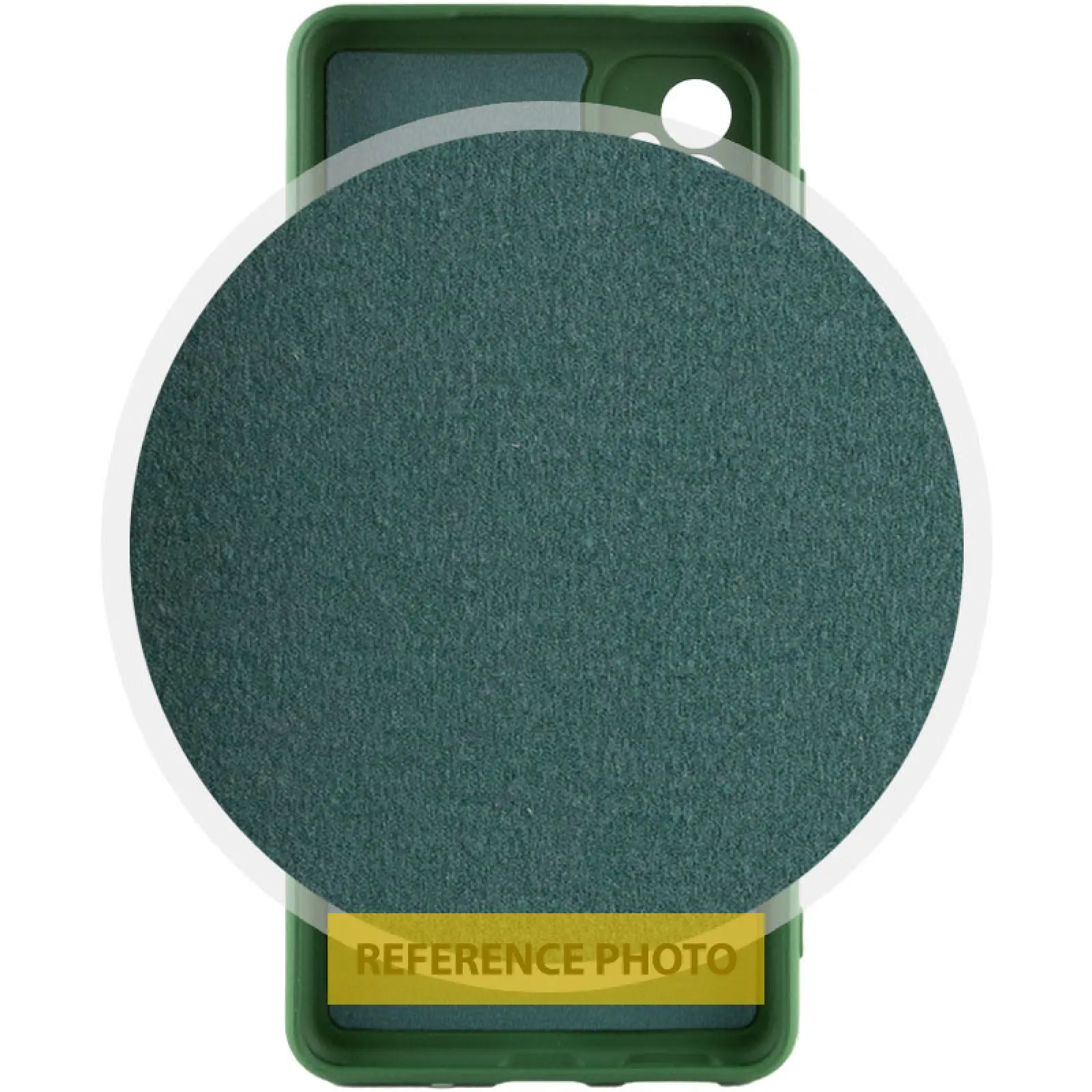 Case TPU GETMAN Liquid Silk Full Camera for Samsung Galaxy A05s, Green / Dark green 2, TPU