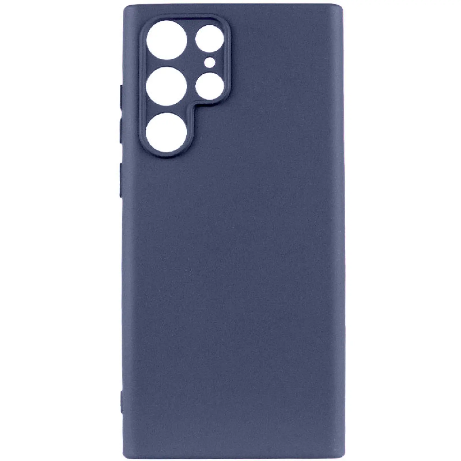 Etui TPU GETMAN Liquid Silk Full Camera do Samsung Galaxy S24 Ultra, Niebieski / Midnight Blue, TPU