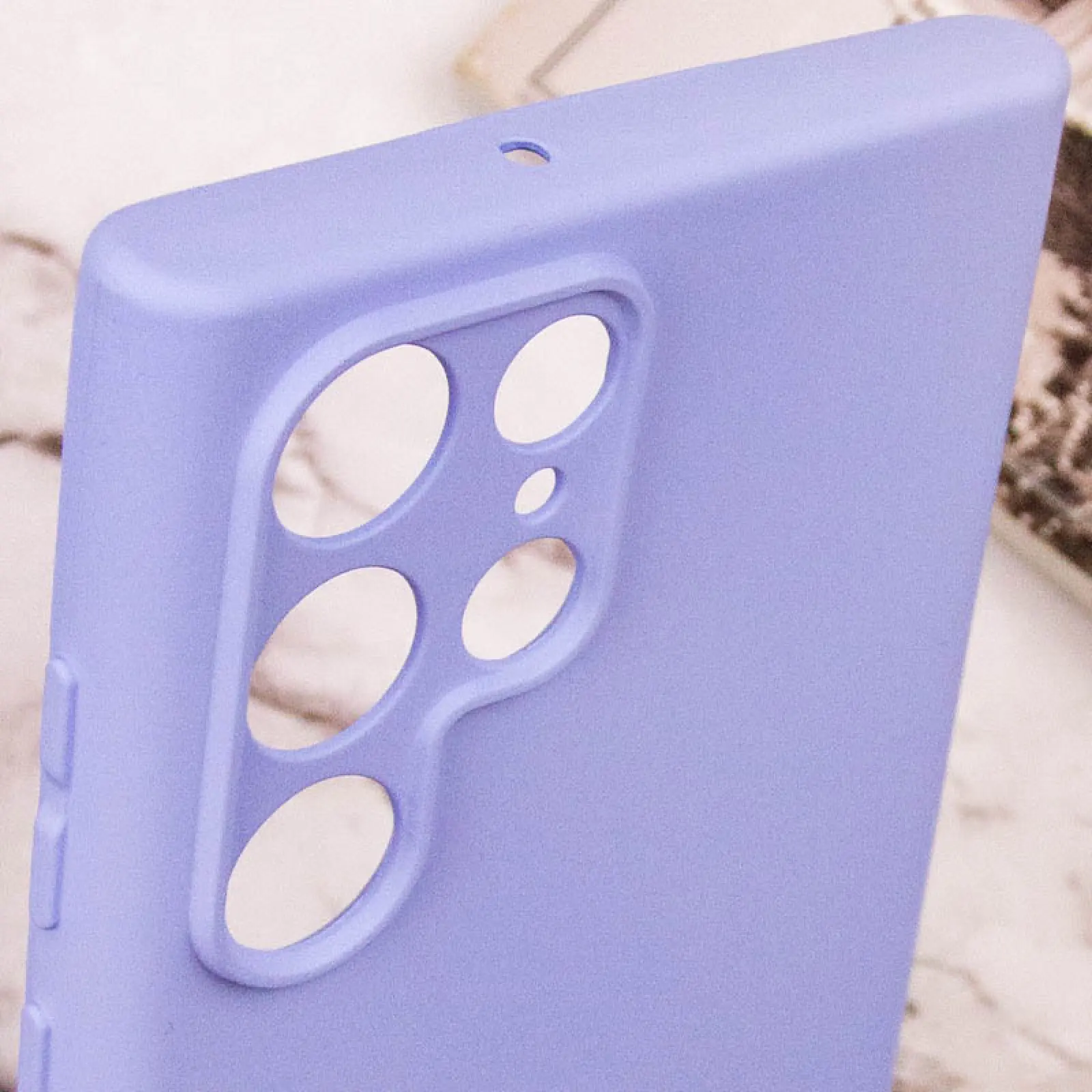 Etui TPU GETMAN Liquid Silk Full Camera do Samsung Galaxy S24 Ultra, Lilac / Dasheen 6, TPU