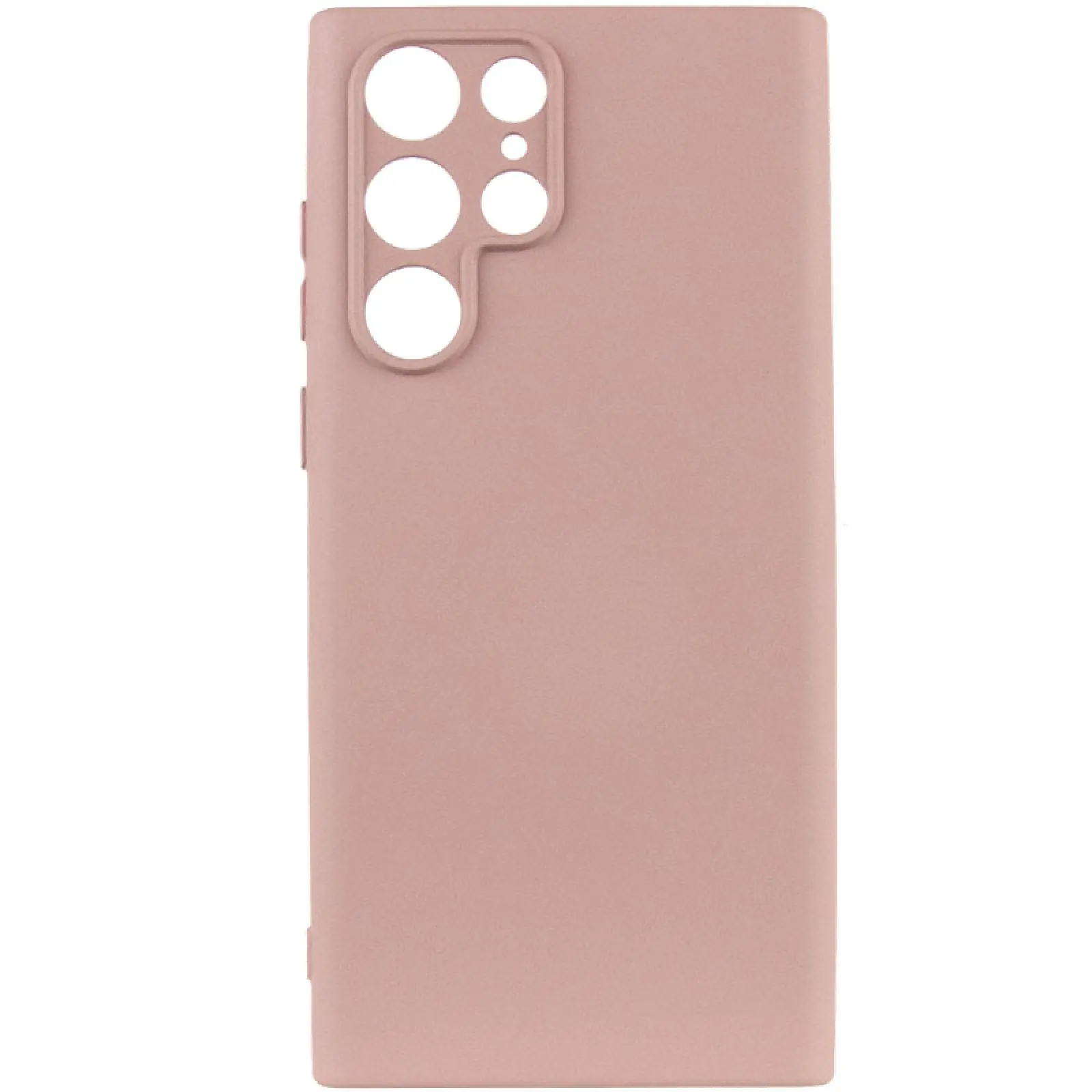 Etui TPU GETMAN Liquid Silk Full Camera do Samsung Galaxy S24 Ultra, Różowy / Pink Sand 1, TPU