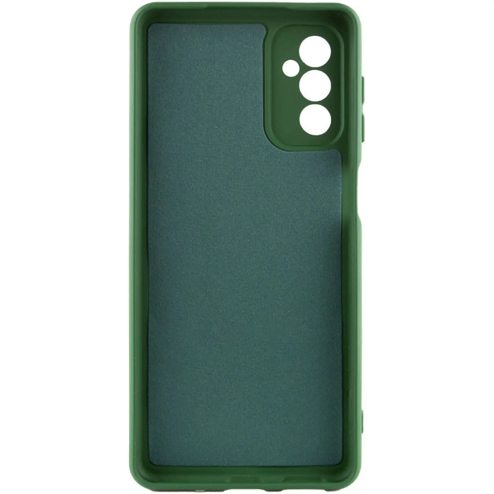 Etui TPU GETMAN Liquid Silk Full Camera do Samsung Galaxy A25 5G, Zielony / Dark green 1, TPU