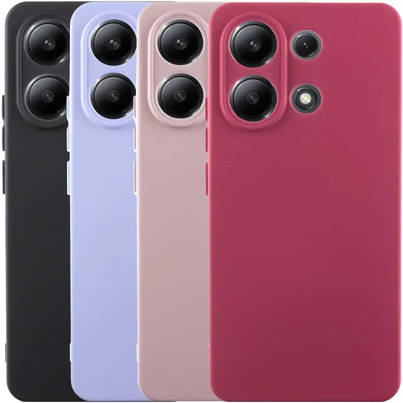 Etui TPU GETMAN Liquid Silk Full Camera do Xiaomi Redmi Note 13 4G, TPU