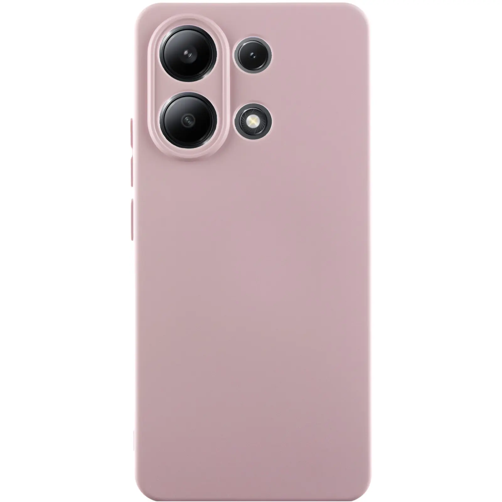Etui TPU GETMAN Liquid Silk Full Camera do Xiaomi Redmi Note 13 4G, Różowy / Pink Sand, TPU