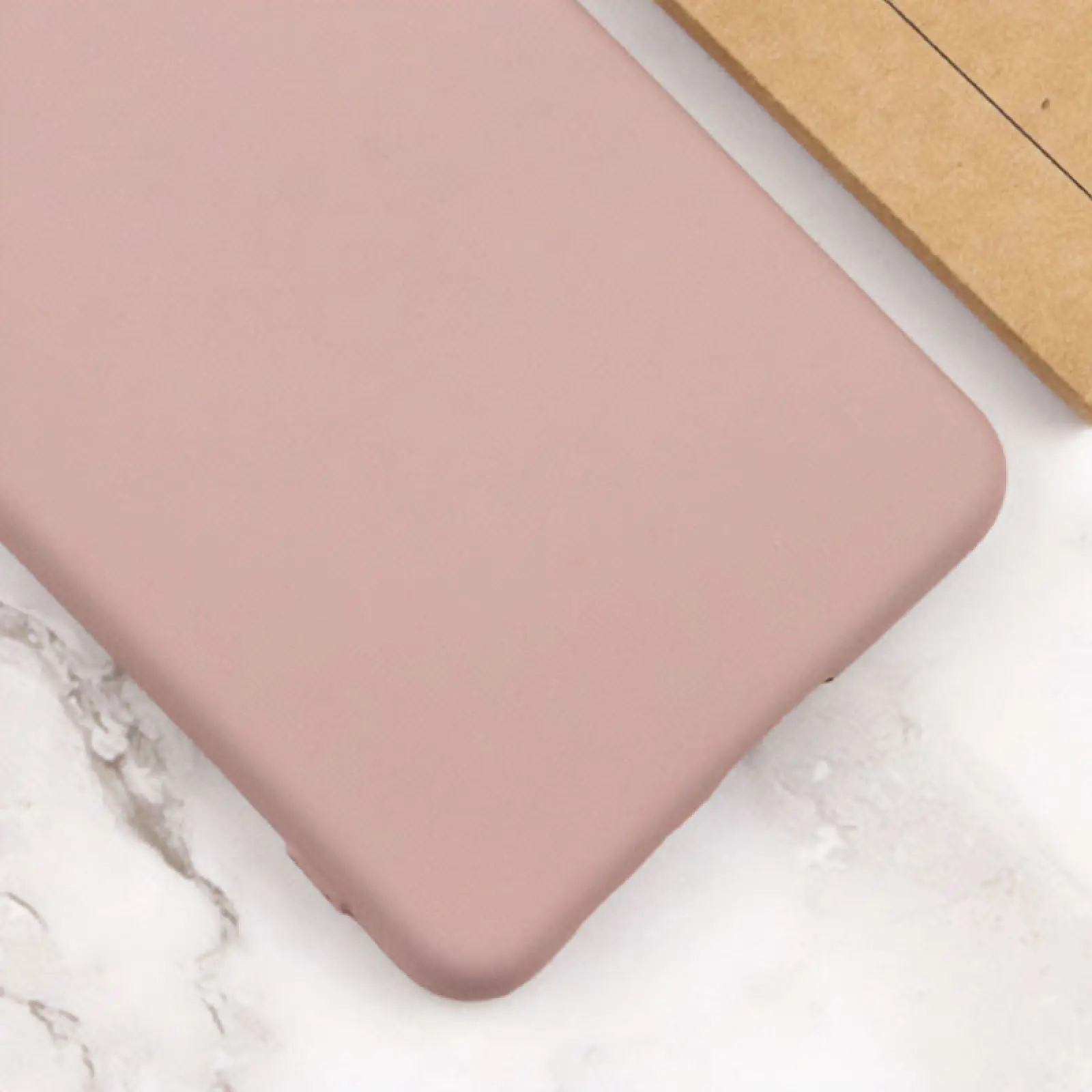 Etui TPU GETMAN Liquid Silk Full Camera do Xiaomi Redmi Note 13 4G, Różowy / Pink Sand 1, TPU