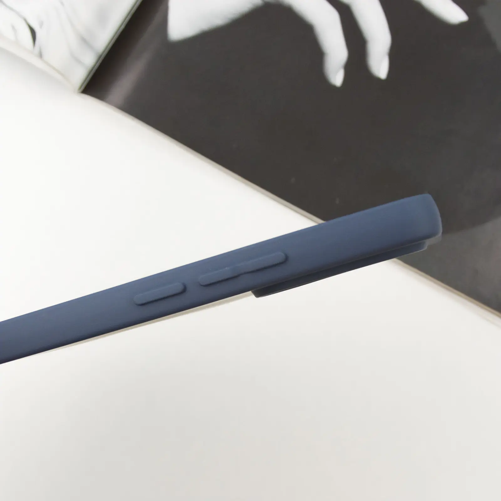 Etui TPU GETMAN Liquid Silk Full Camera do Xiaomi Redmi Note 13 4G, Niebieski / Midnight Blue 2, TPU