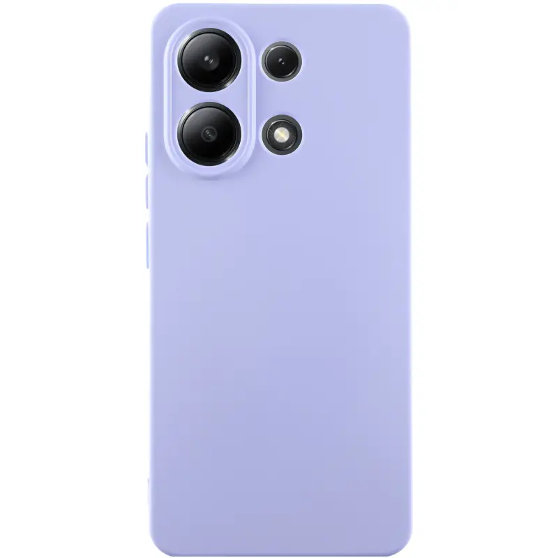 Etui TPU GETMAN Liquid Silk Full Camera do Xiaomi Redmi Note 13 4G, Lilac / Dasheen, TPU