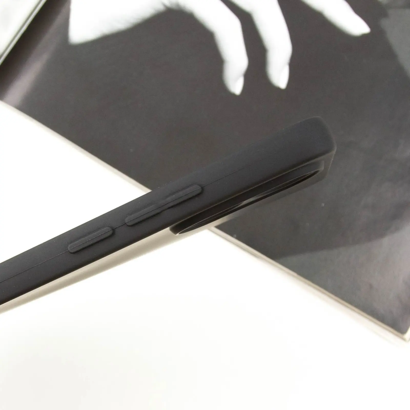 Etui TPU GETMAN Liquid Silk Full Camera do Xiaomi Redmi Note 13 4G, Czarny / Black 2, TPU