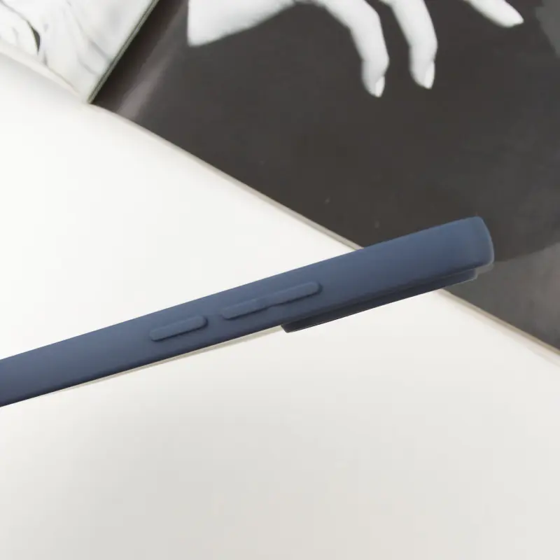 Case TPU GETMAN Liquid Silk Full Camera for Xiaomi Redmi Note 13 Pro 4G / Poco M6 Pro 4G / Note 14S, Blue / Midnight Blue 2, TPU