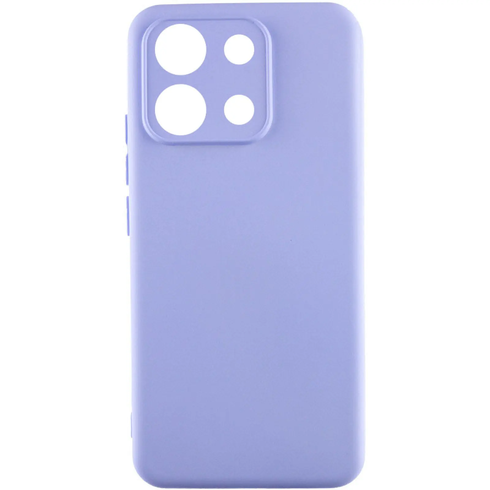 Case TPU GETMAN Liquid Silk Full Camera for Xiaomi Redmi Note 13 Pro 4G / Poco M6 Pro 4G / Note 14S, Lilac / Dasheen, TPU
