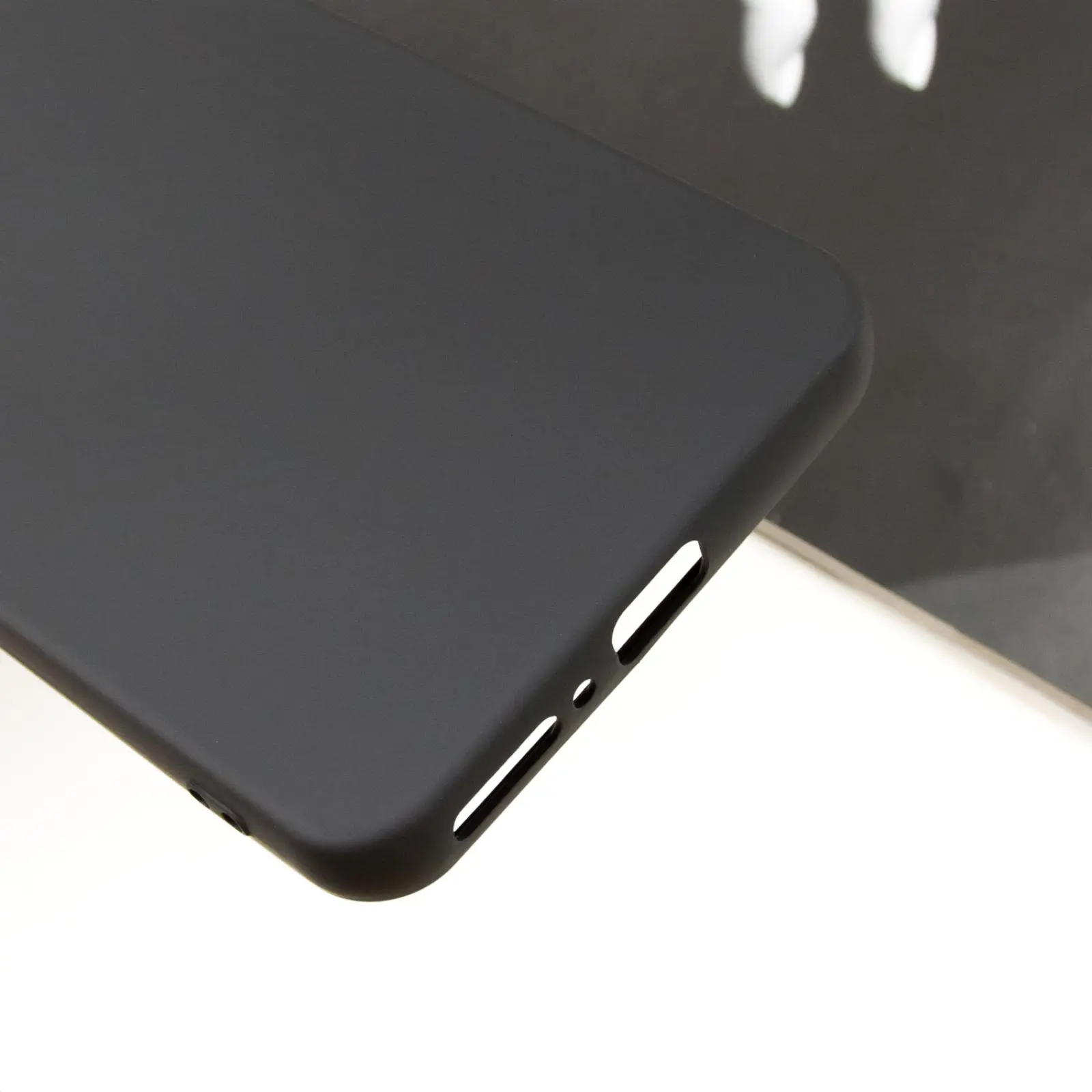 Case TPU GETMAN Liquid Silk Full Camera for Xiaomi Redmi Note 13 Pro 4G / Poco M6 Pro 4G / Note 14S, Black 3, TPU