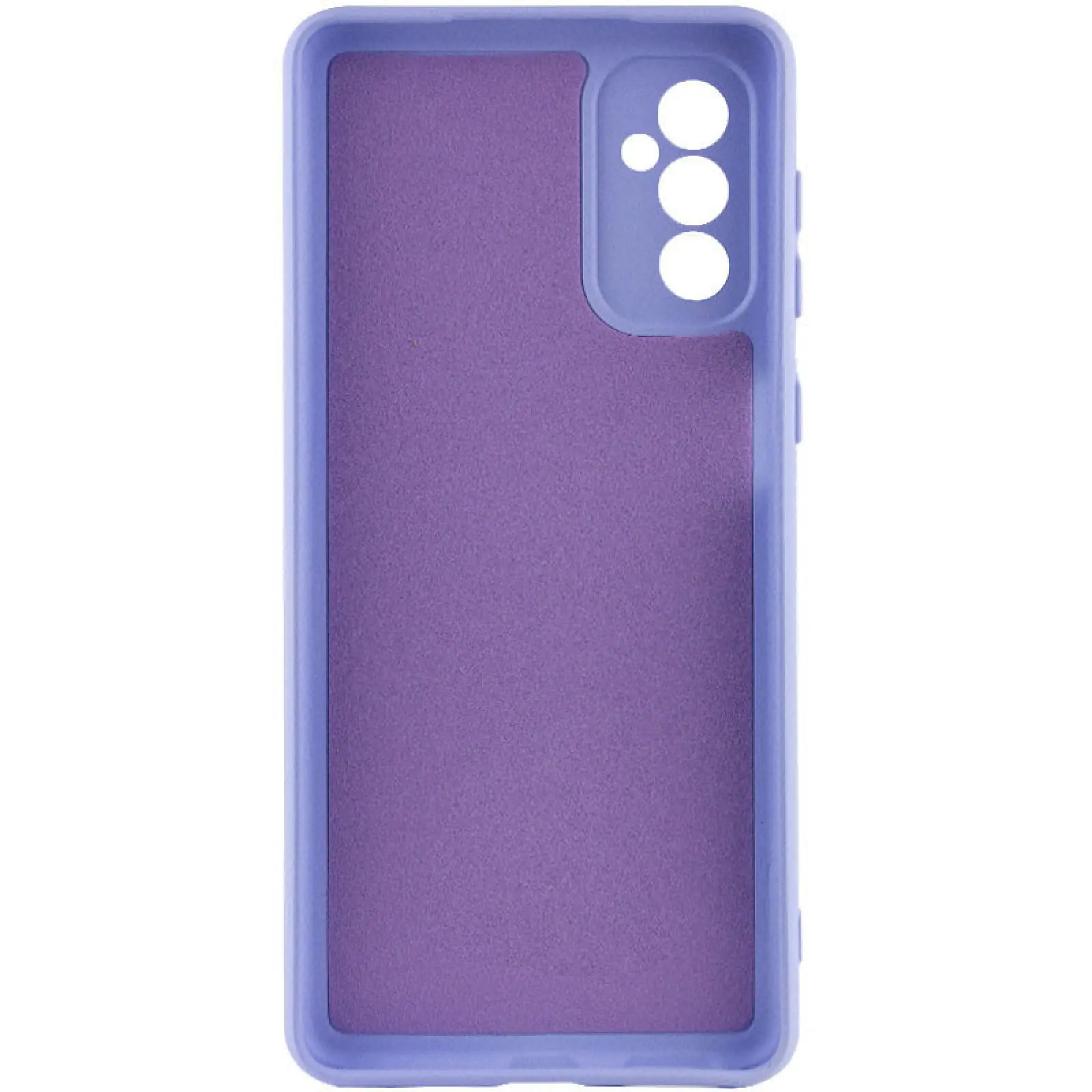 Etui TPU GETMAN Liquid Silk Full Camera do Samsung Galaxy A55, Lilac / Dasheen 1, TPU
