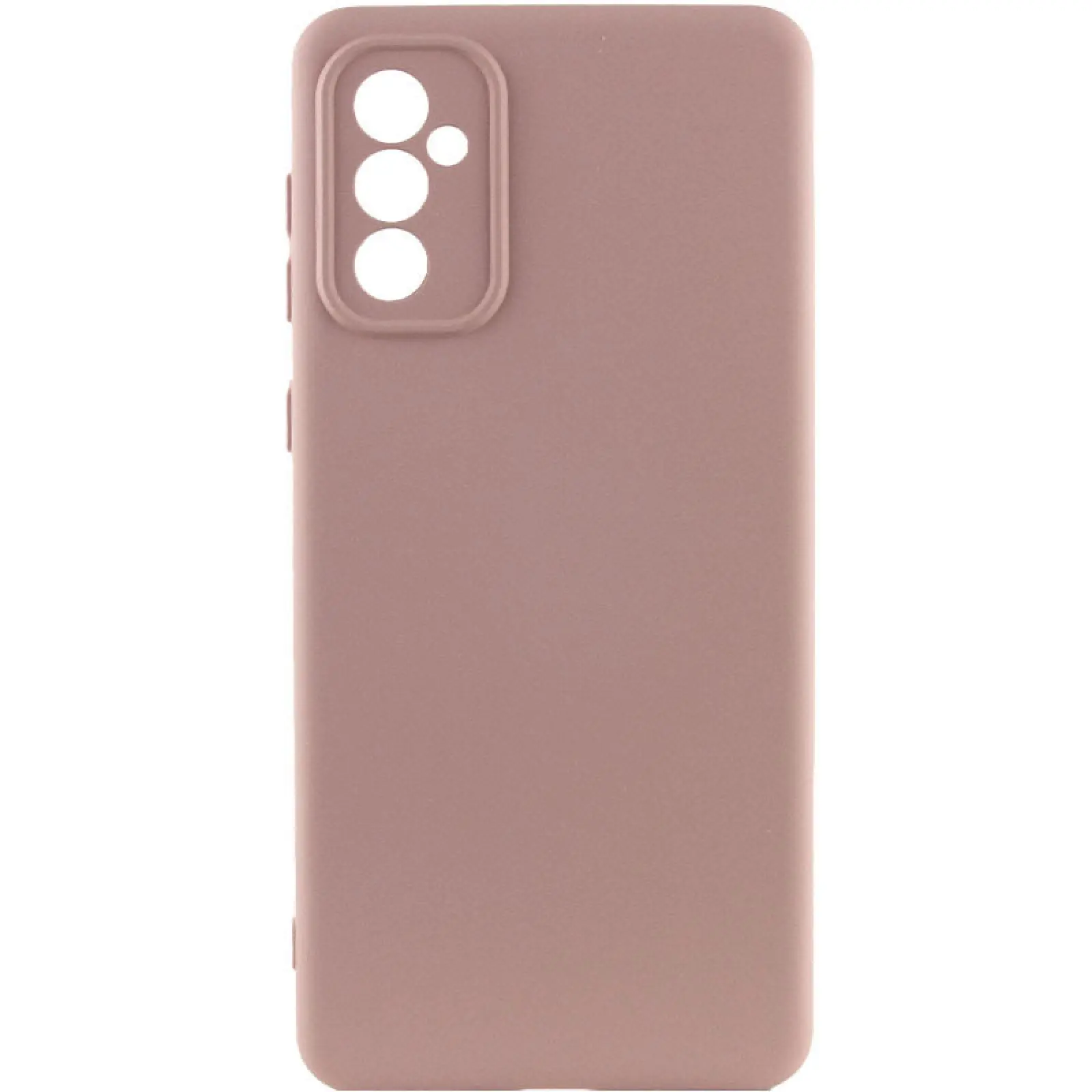Etui TPU GETMAN Liquid Silk Full Camera do Samsung Galaxy A55, Różowy / Pink Sand, TPU
