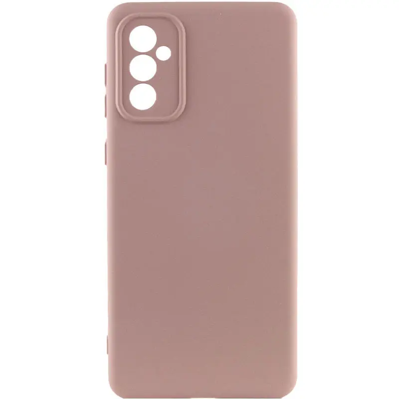 Чохол TPU GETMAN Liquid Silk Full Camera для Samsung Galaxy A35, Рожевий / Pink Sand, TPU