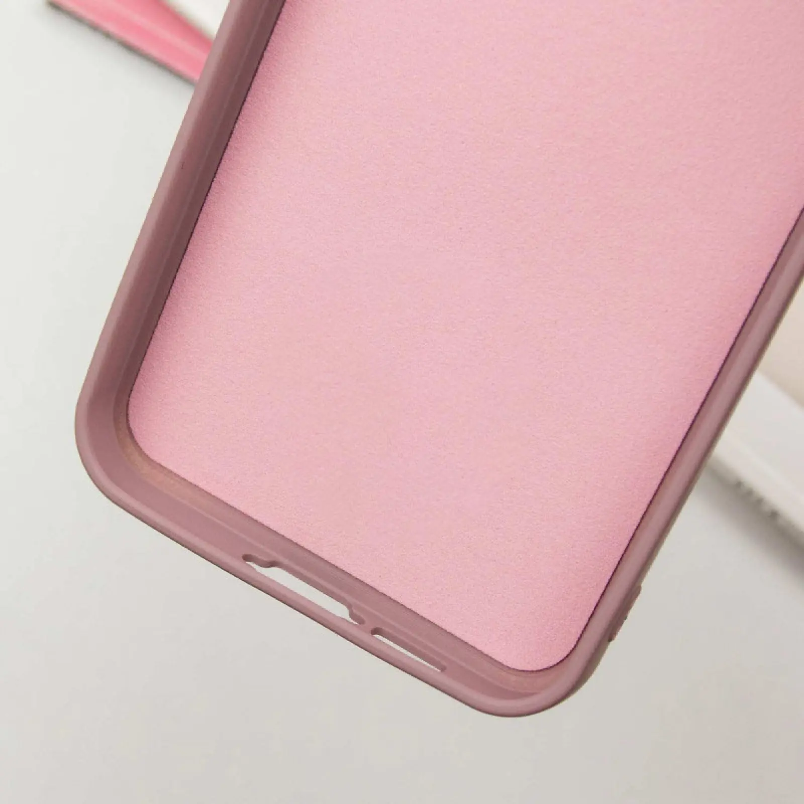 Чохол TPU GETMAN Liquid Silk Full Camera для Samsung Galaxy S24 FE, Рожевий / Pink Sand 6, TPU