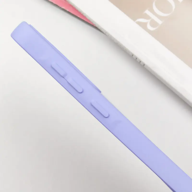 Чохол TPU GETMAN Liquid Silk Full Camera для Samsung Galaxy S24 FE, Бузковий / Dasheen 3, TPU