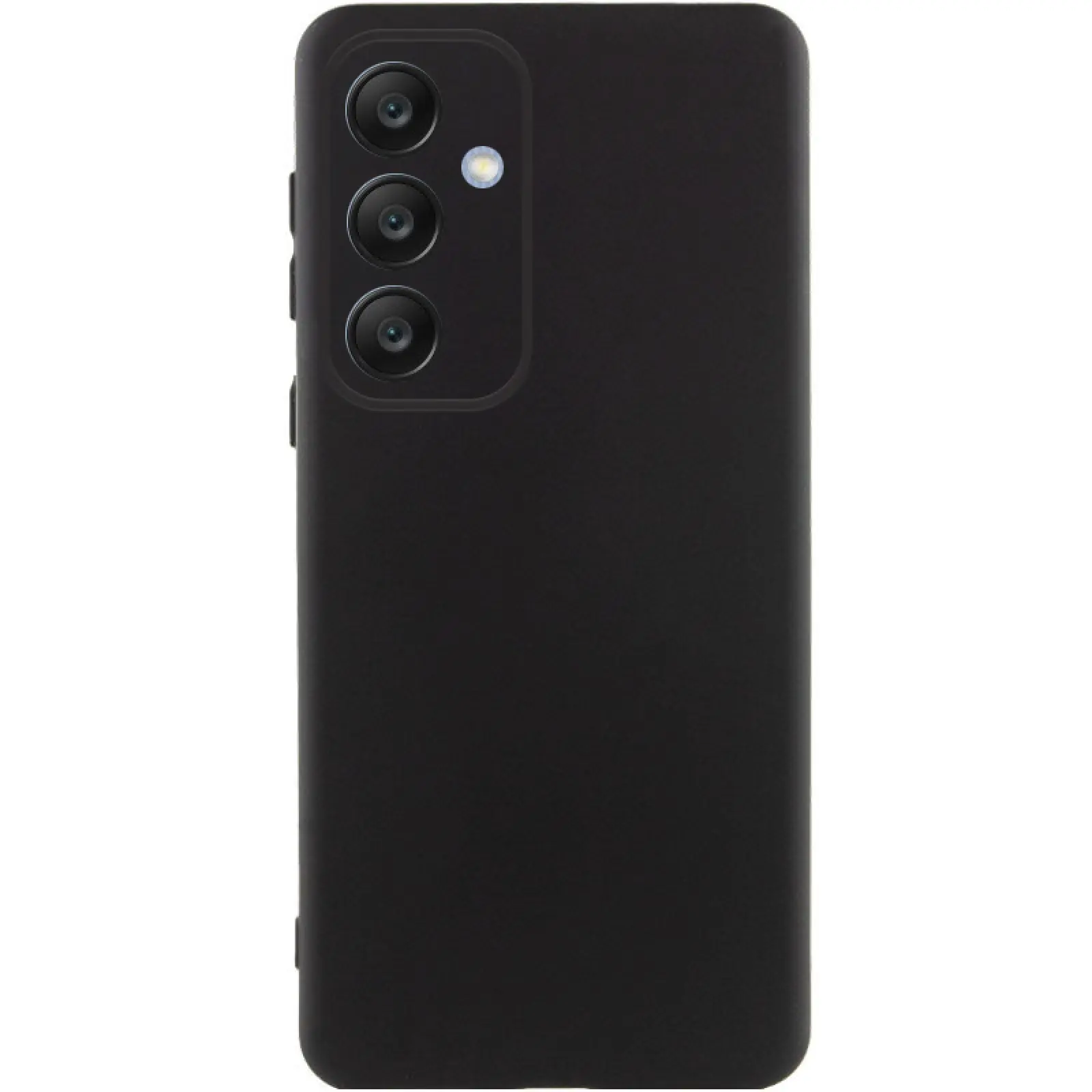 Чохол TPU GETMAN Liquid Silk Full Camera для Samsung Galaxy S24 FE, Чорний / Black, TPU