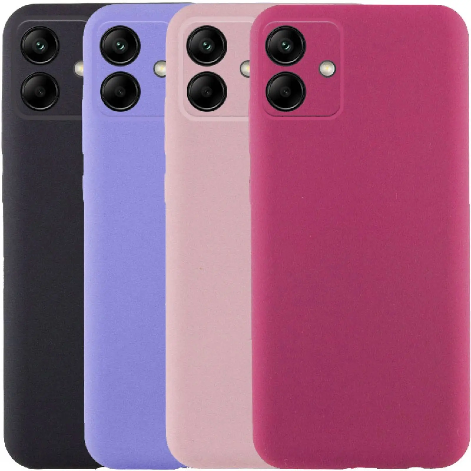 Etui TPU GETMAN Liquid Silk Full Camera do Samsung Galaxy A06, TPU