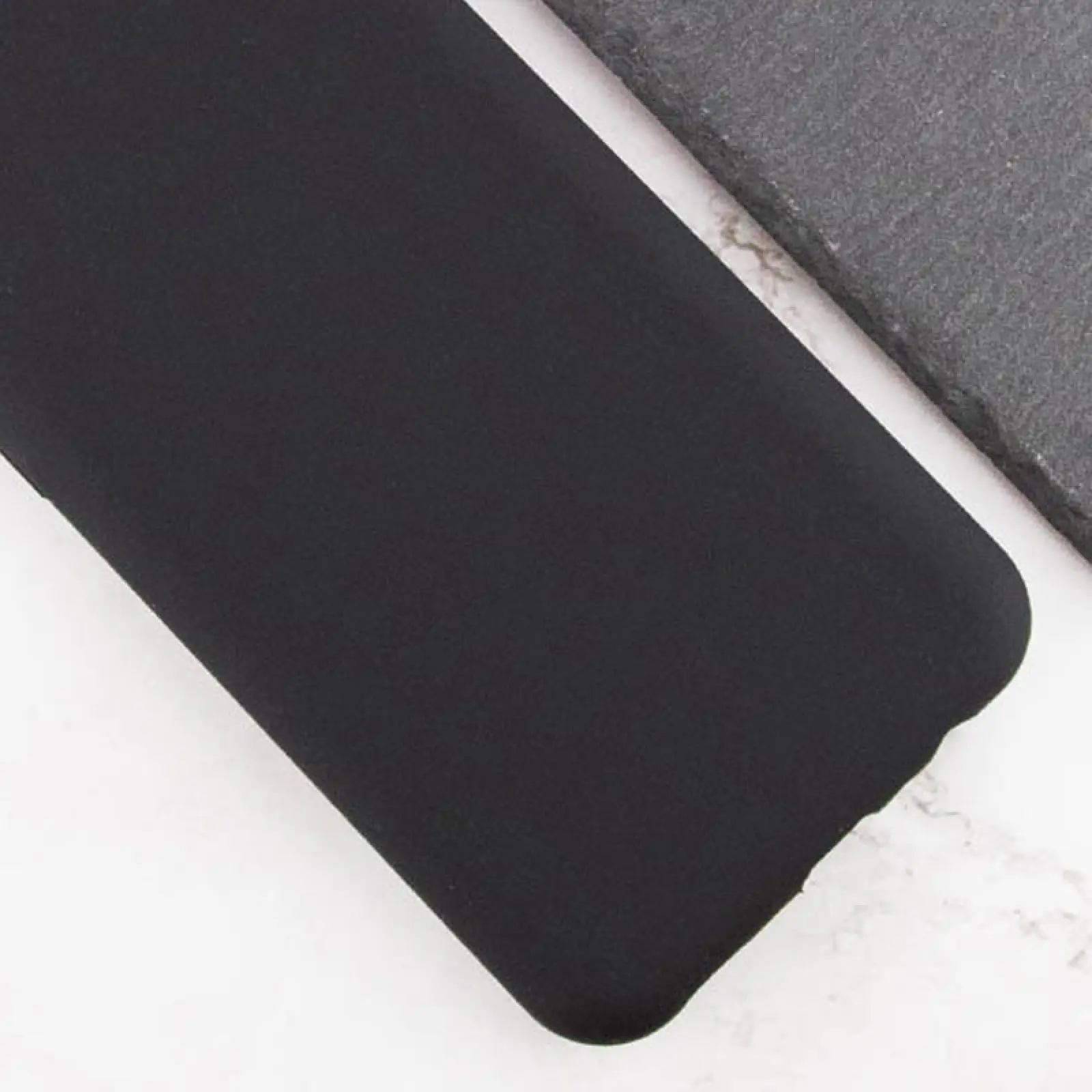 Etui TPU GETMAN Liquid Silk Full Camera do Samsung Galaxy A06, Czarny / Black 2, TPU