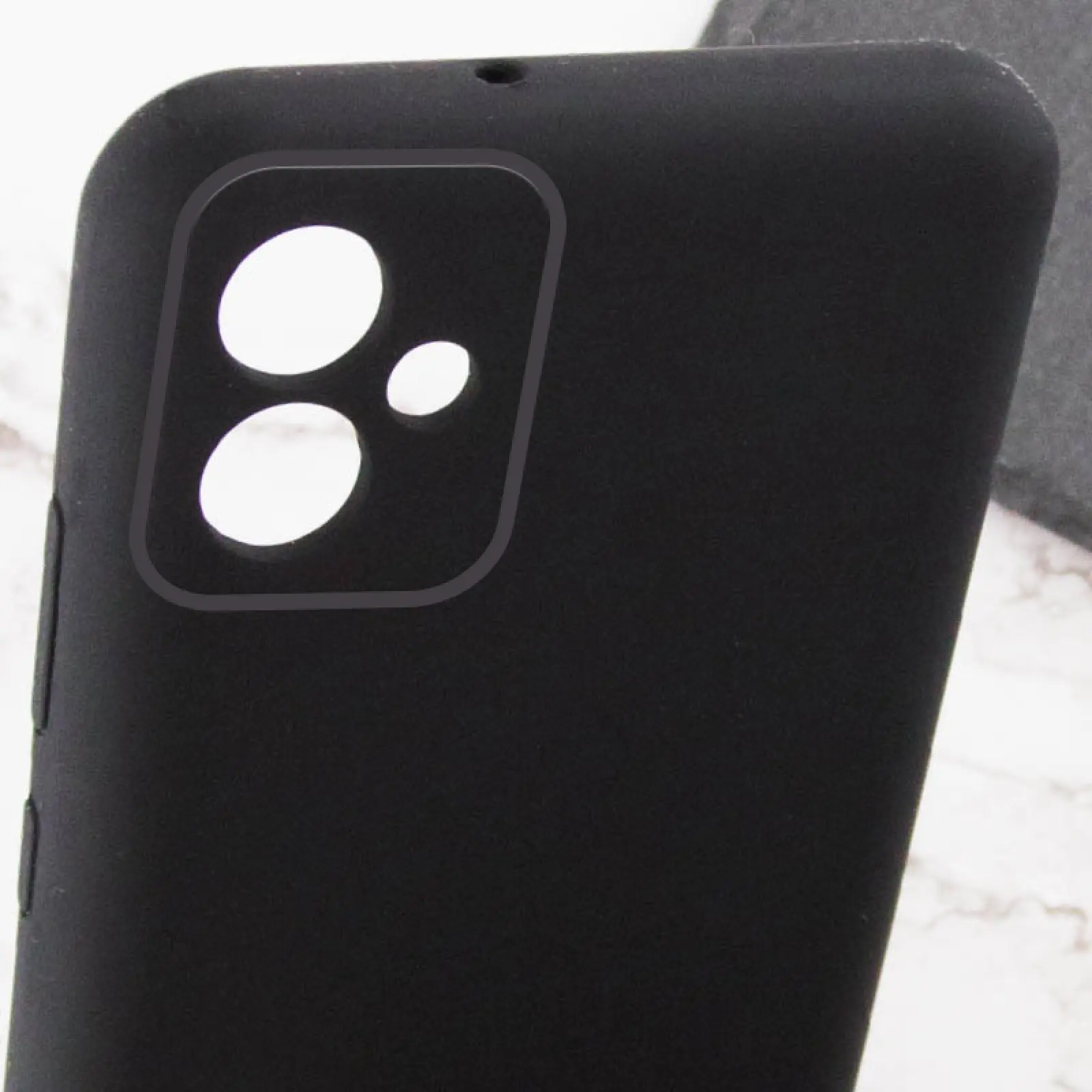 Etui TPU GETMAN Liquid Silk Full Camera do Samsung Galaxy A06, Czarny / Black 3, TPU