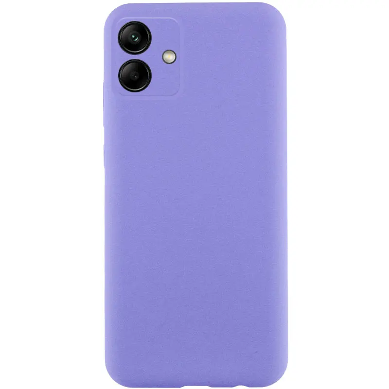 Etui TPU GETMAN Liquid Silk Full Camera do Samsung Galaxy A06, Lilac / Dasheen, TPU