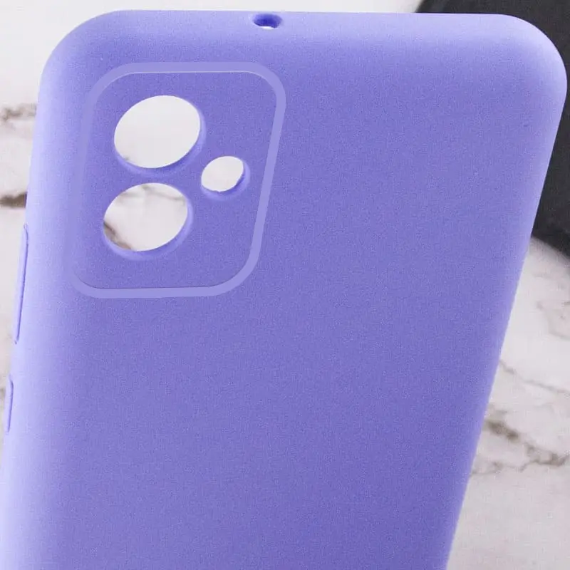 Etui TPU GETMAN Liquid Silk Full Camera do Samsung Galaxy A06, Lilac / Dasheen 3, TPU