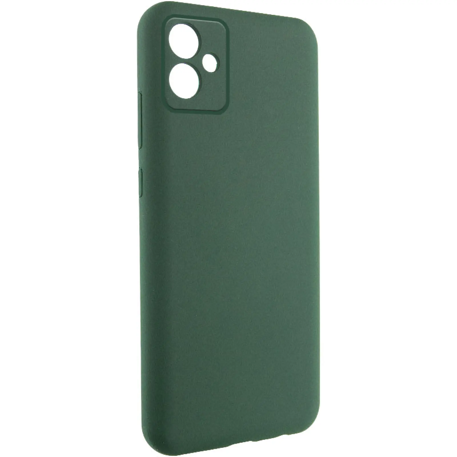 Etui TPU GETMAN Liquid Silk Full Camera do Samsung Galaxy A06, Zielony / Dark green 1, TPU