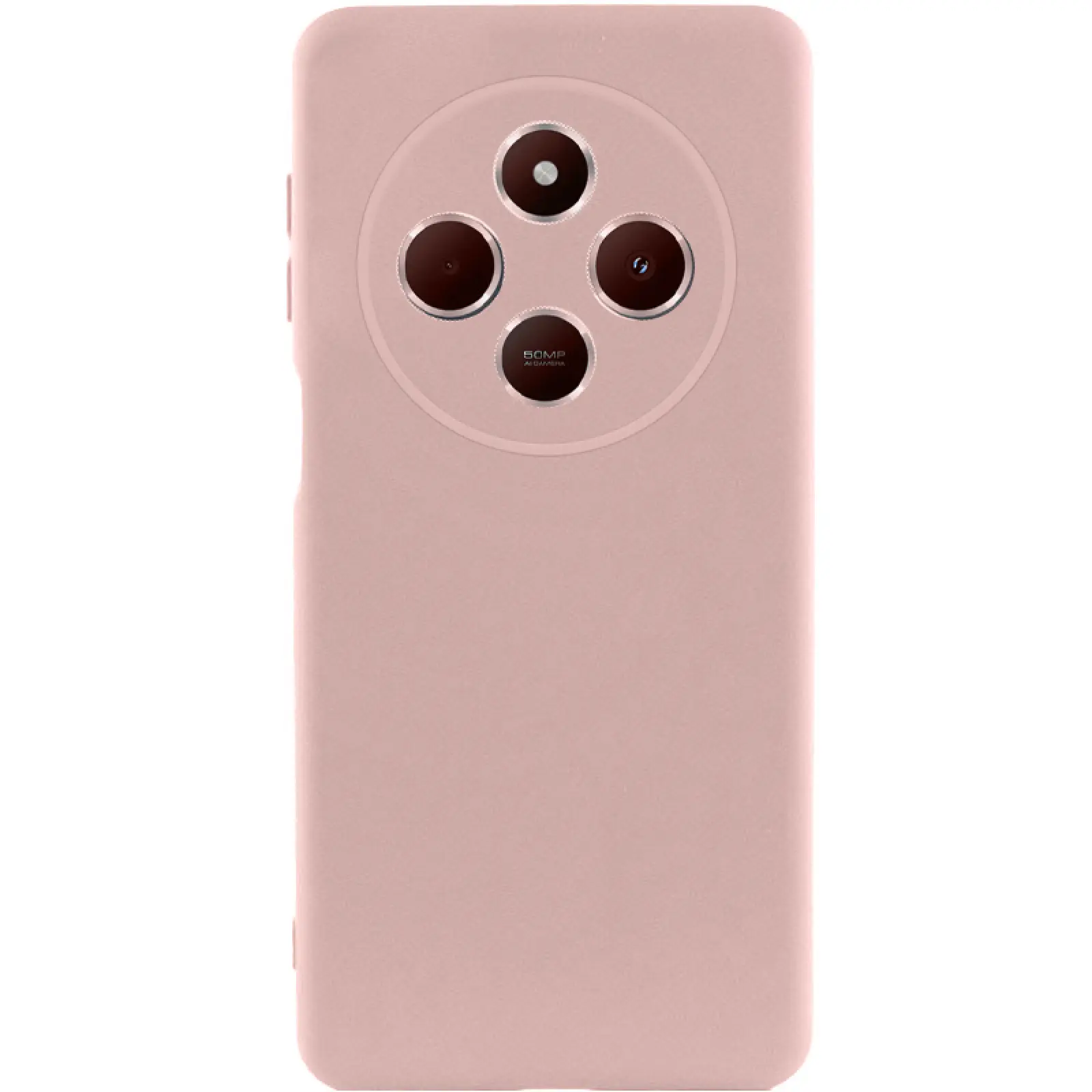 Etui TPU GETMAN Liquid Silk Full Camera do Xiaomi Redmi 14C / Poco C75, Różowy / Pink Sand, TPU