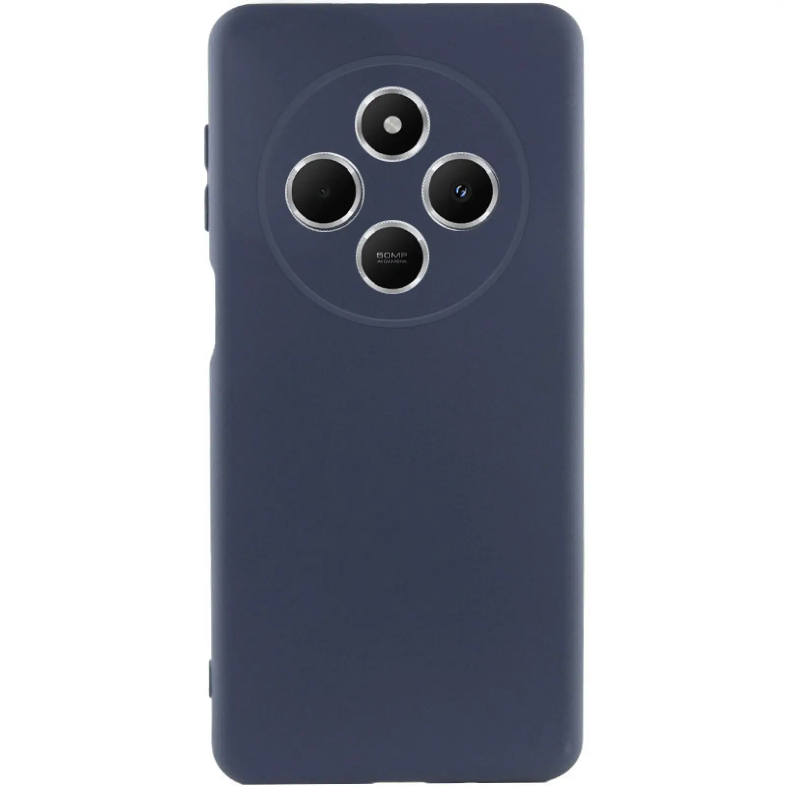 Etui TPU GETMAN Liquid Silk Full Camera do Xiaomi Redmi 14C / Poco C75, Niebieski / Midnight Blue, TPU