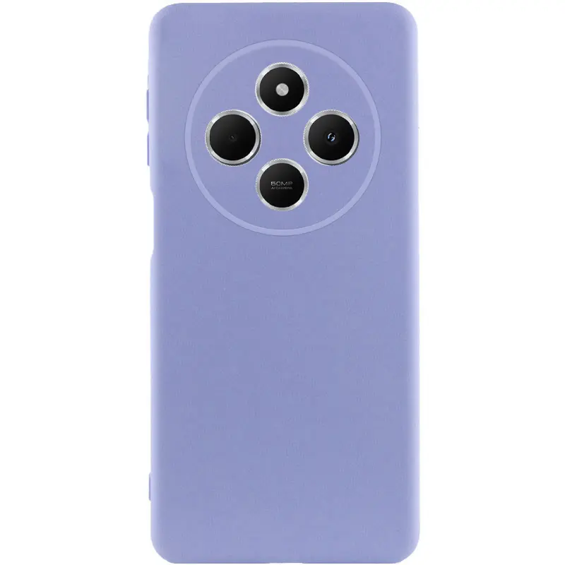 Etui TPU GETMAN Liquid Silk Full Camera do Xiaomi Redmi 14C / Poco C75, Lilac / Dasheen, TPU
