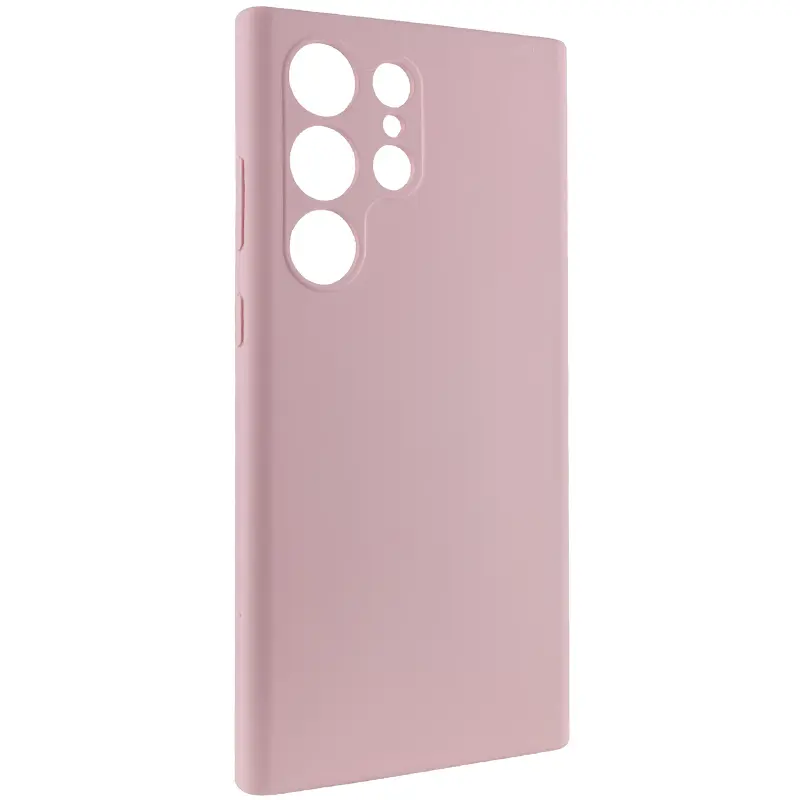 Etui TPU GETMAN Liquid Silk Full Camera do Samsung Galaxy S25 Ultra, Różowy / Pink Sand 1, TPU