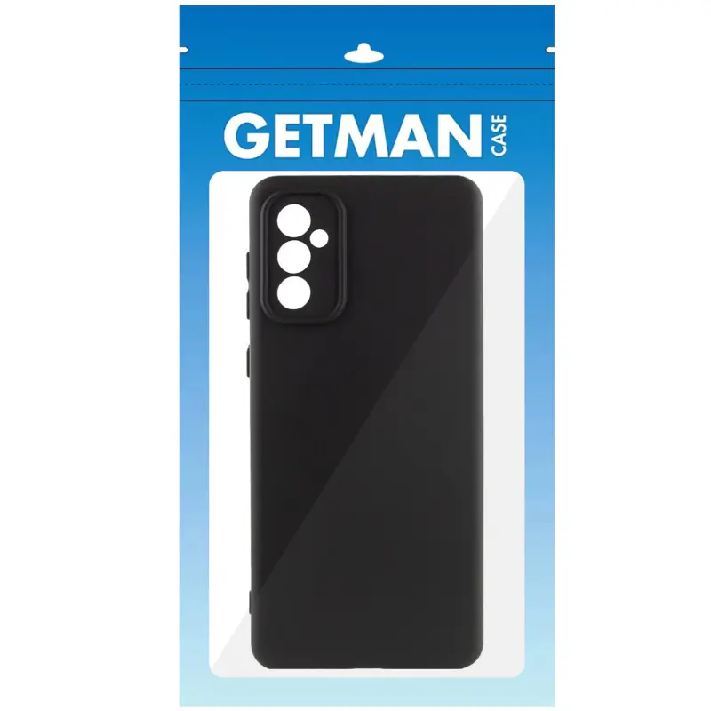 Etui TPU GETMAN Liquid Silk Full Camera do Samsung Galaxy A36 5G, Czarny / Black 4, TPU
