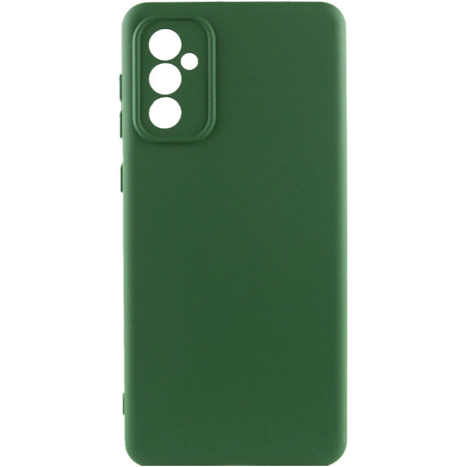 Etui TPU GETMAN Liquid Silk Full Camera do Samsung Galaxy A56 5G, Zielony / Dark green, TPU