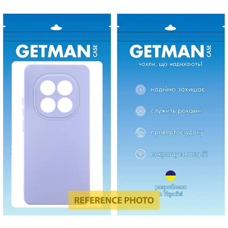 Etui TPU GETMAN Liquid Silk Full Camera do Xiaomi Redmi Note 14 Pro 4G, Lilac / Dasheen 2, TPU