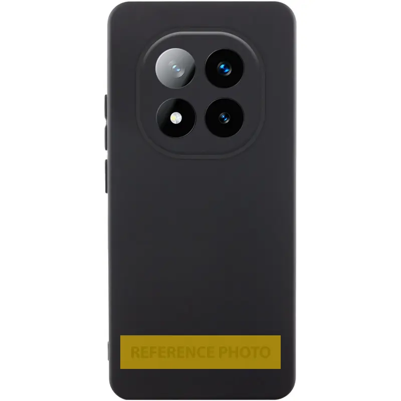 Case TPU GETMAN Liquid Silk Full Camera for Motorola Edge 50 Neo / 60 Neo, Black, TPU